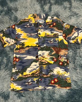 Camicia hawaiana vintage Utility 100% Rayon