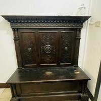 Antica cassapanca in legno