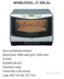 Microonde, funzione crisp, combinato forno statico - Elettrodomestici In  vendita a Milano