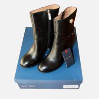 Armani Jeans donna 37 NUOVI stivaletti pelle nera