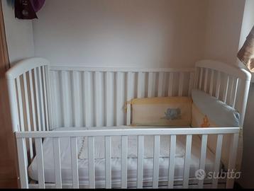 Lettino Foppapedretti regolabile con materasso