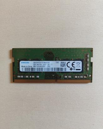 RAM SAMSUNG DDR4 8GB 2400MHz sodimm