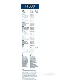 Tergilunotto Posteriore Bosch H380 (Nuovo 370mm)