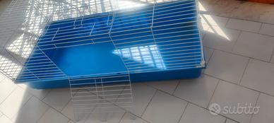 Gabbia per coniglio molto spaziosa 119x59x52 cm
