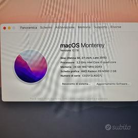 Computer fisso iMac 27" pollici 5K Retina