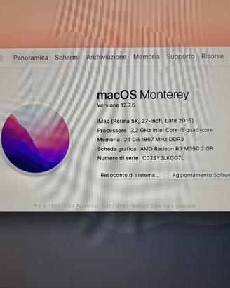 Computer fisso iMac 27" pollici 5K Retina