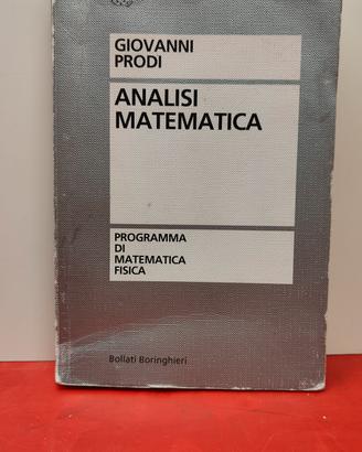 Analisi Matematica Giovanni Prodi