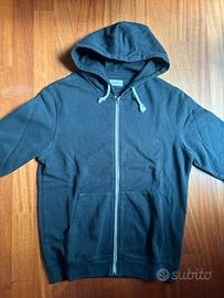 Felpa con cappuccio e zip Pier One nera - Taglia L