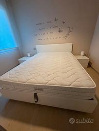 LETTO CONTENITORE 160X200 + MATERASSO E COMODINI