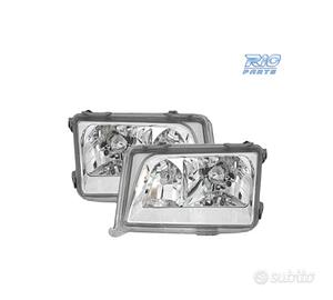 FARI MERCEDES CLASSE E W124 85-95 FONDO CROMATO