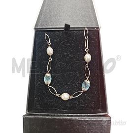 COLLANA CAMPAGNOLO AG ACQUAMARINA PERLE