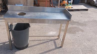 tavolo in acciaio inox da lavoro 