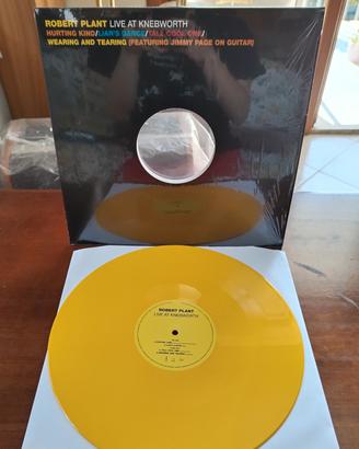 Vinile Robert Plant - Live At Knebworth Giallo Lim