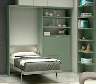 Letto a scomparsa SINGOLO MOLTENI COMPO G017