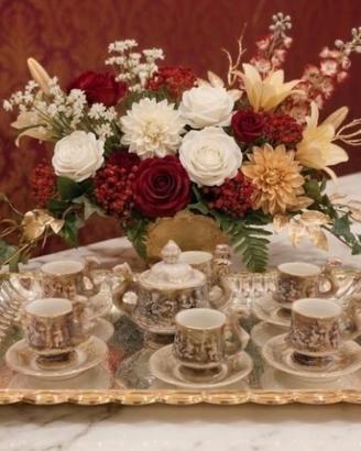 Servizio da caffè porcellana Capodimonte 