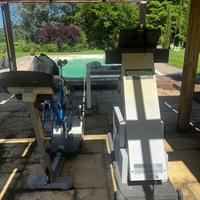 Bici su rullo e stepper