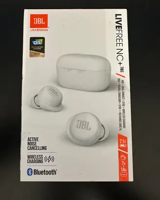 JBL Live Free NC+ TWS bianche nuove sigillate