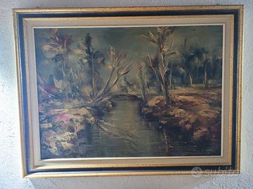 Dipinto "Il Fiume che scorre"