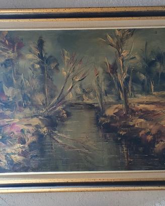 Dipinto "Il Fiume che scorre"