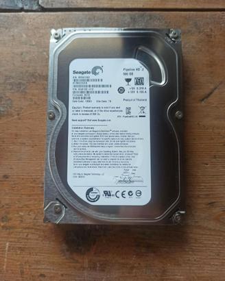 Hard Disk Seagate 500GB SATA 3.5" Testato