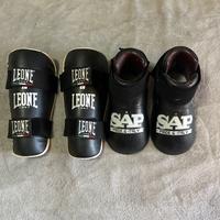 Guantoni e paracolpi boxe Leone/Sap