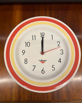 Orologio vintage piatto GALBUSERA  pubblicitario