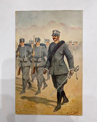 Postcard Romolo Tessari Regio Esercito Italiano