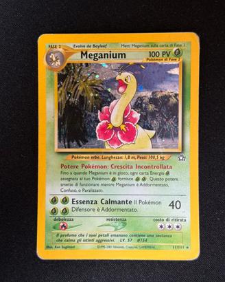 Pokemon card Meganium 11/111