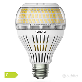 SANSI Lampadina LED E27 Bianco 30W 5000K