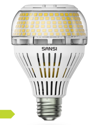 SANSI Lampadina LED E27 Bianco 30W 5000K