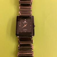 Orologio donna acciaio e nero