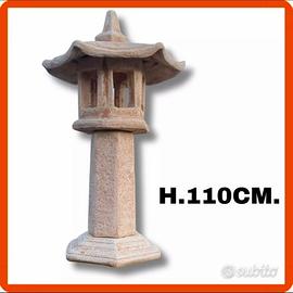 Statua pagoda giapponese lampada lanterna