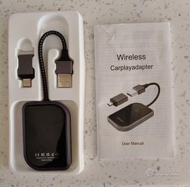 Adattatore wireless Carplay (iPhone) per auto. 