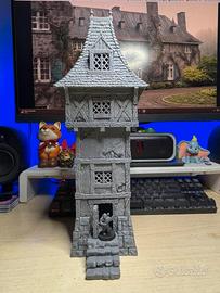warhammer wargam torre medievale elemento scenico
