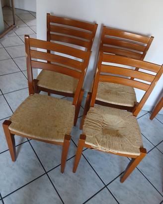 Sedie cucina in ciliegio