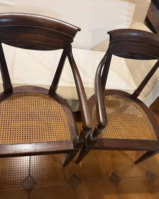 Poltrone antiche stile Direttorio