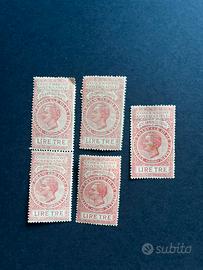 Marca da bollo del 1924 lire 3
