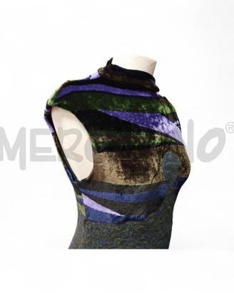 VESTITO DONNA CUSTO BARCELLONA TUBINO SMATICATO VE