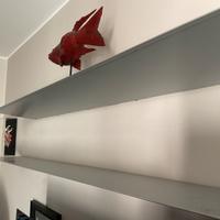 Due mensole in alluminio lunghezza 250 cm