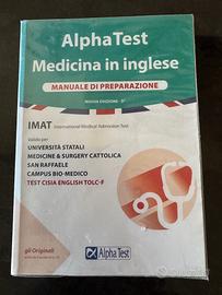 AlphaTest medicina in inglese manuale preparazione