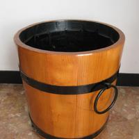 Vaso in legno massiccio cm. 41x40 per salotto