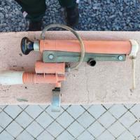 pompa camera d aria botte vino 