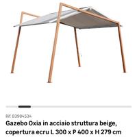 Gazzebo bello, per trasferimento Per non utilizzo