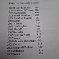 Folder filatelici co lamina