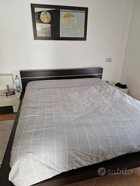 LETTO MATRIMONIALE  RETE E QUADRO