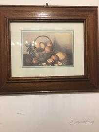 Cornici legno rustico con stampe