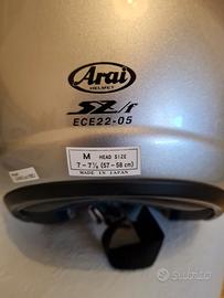 Casco jet arai sz taglia M Grigio