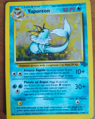 carta Pokemon Vaporeon
