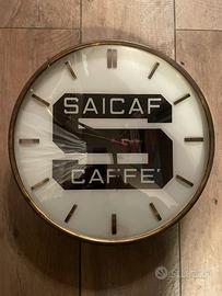 orologio vintage saicaf caffè originale 