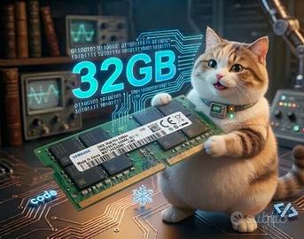 Memoria RAM Samsung DDR4 SODIMM 32GB 3200MHz - M47